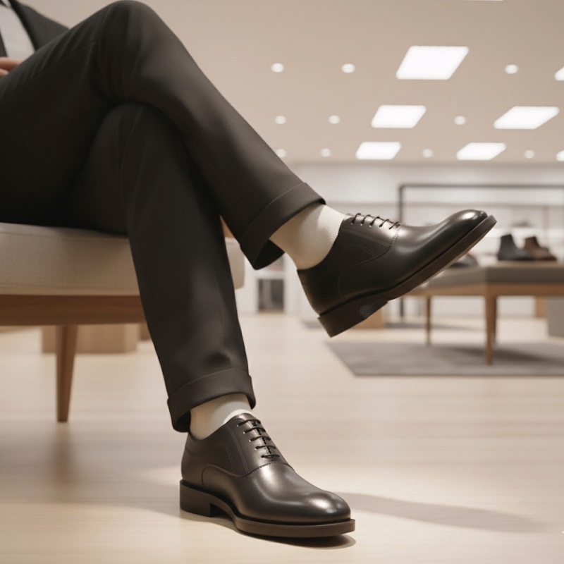 کفش رسمی بندی مردانه مدل Afraz-مشکی