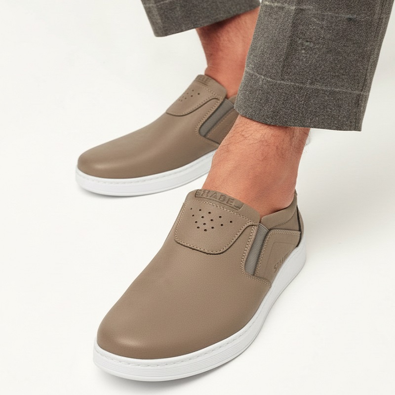 کفش روزمره مردانه مدل Shahab-نسکافه ای